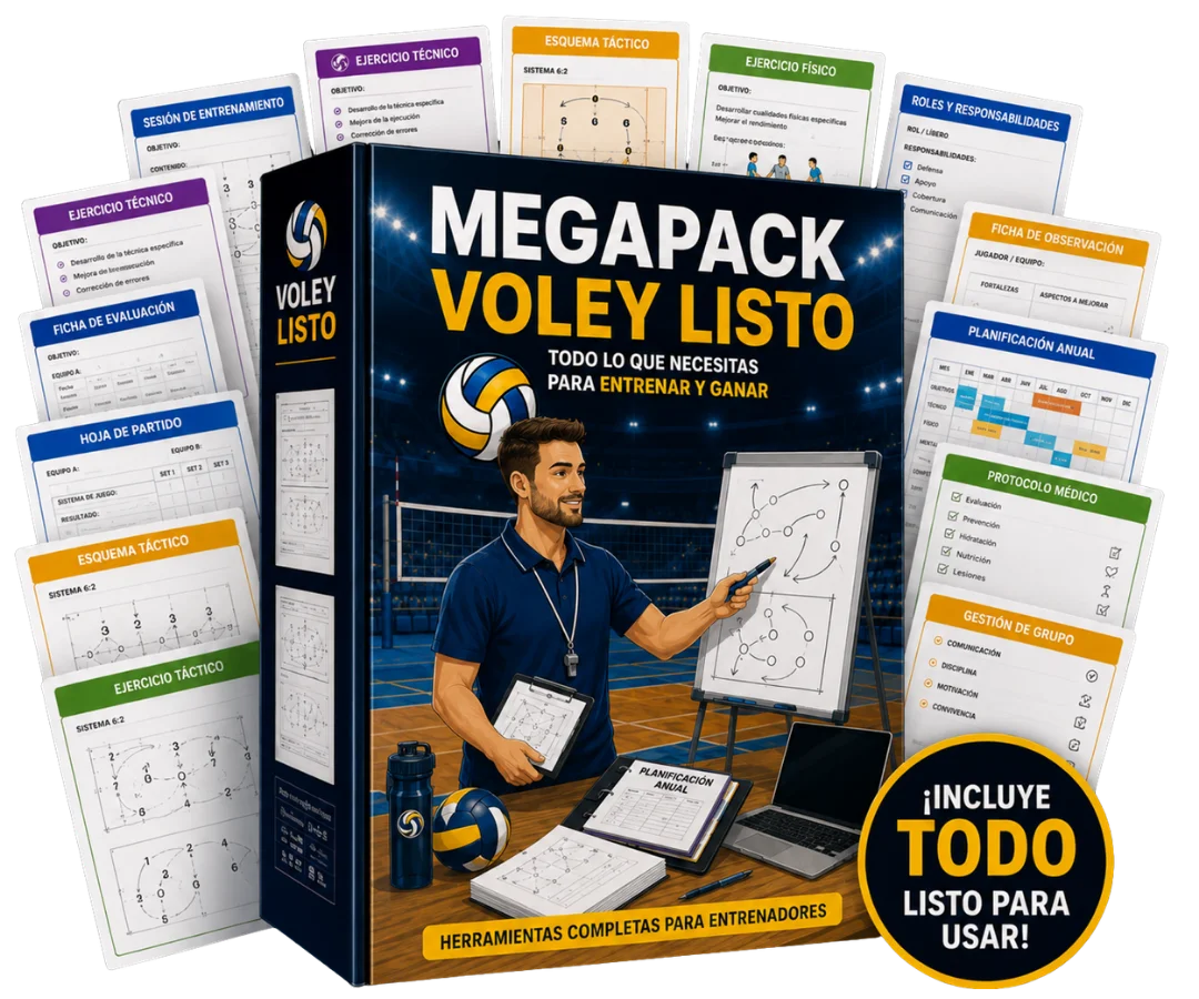 MEGAPACK VOLLEY KLAAR + TACTISCHE KIT PRO