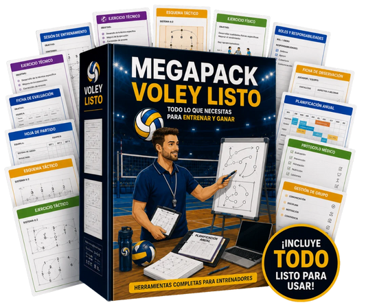 MEGAPACK VOLLEY KLAAR + TACTISCHE KIT PRO